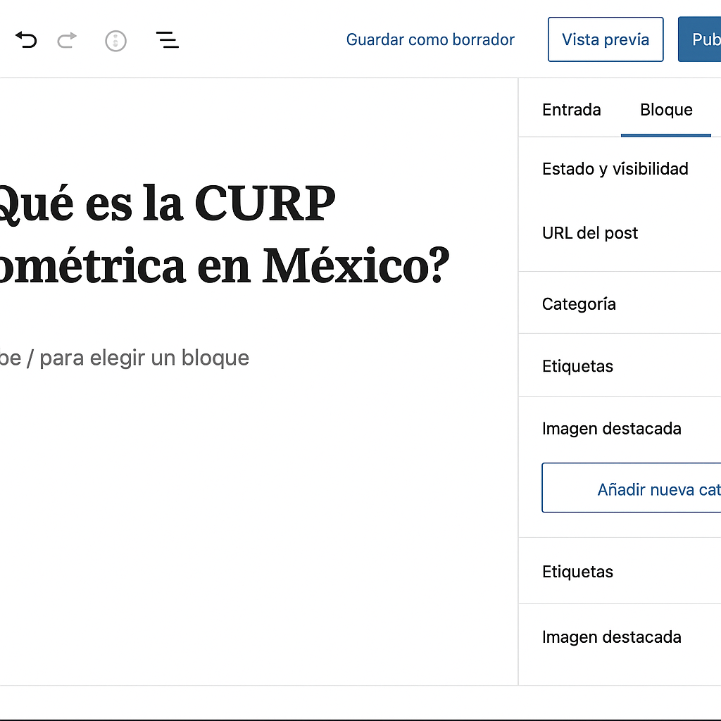 Preguntas frecuentes sobre la CURP biométrica