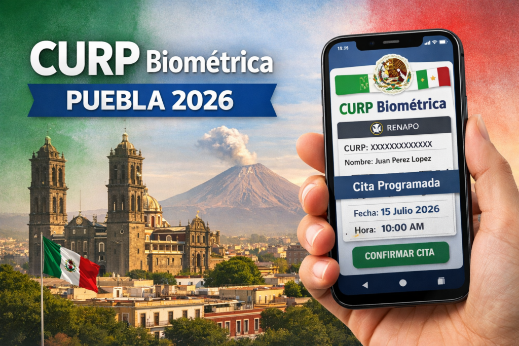 Citas RENAPO Puebla Puebla guia para agendar tu cita para la CURP biométrica en 2026