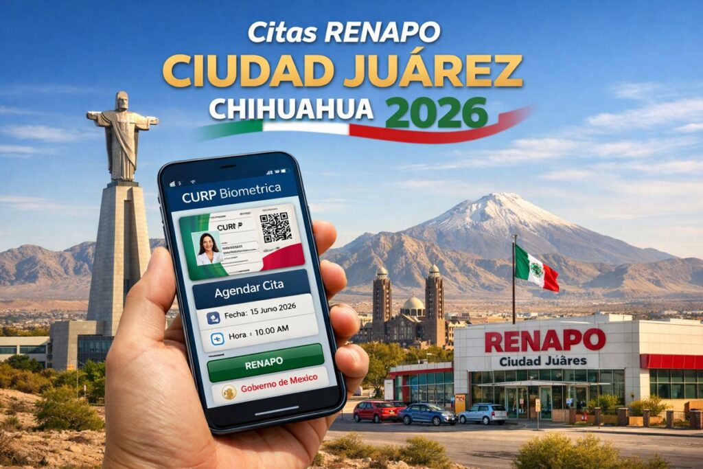 Citas RENAPO Ciudad Juárez Chihuahua guia para agendar tu cita para la CURP biométrica en 2026