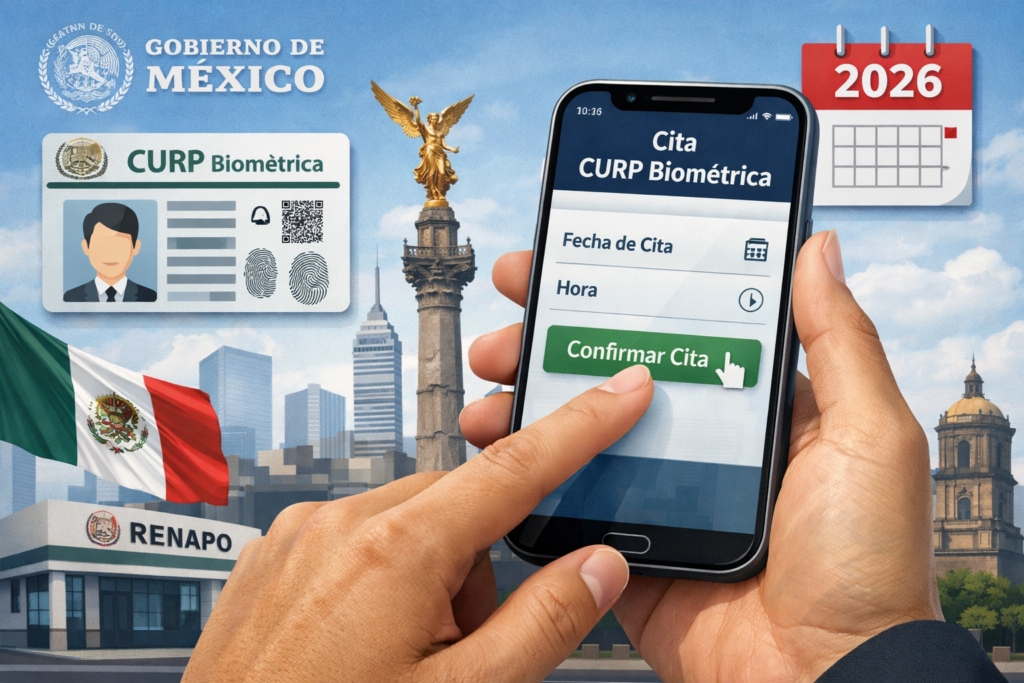 Citas RENAPO CCiudad de México guia para agendar tu cita para la CURP biométrica en 2026