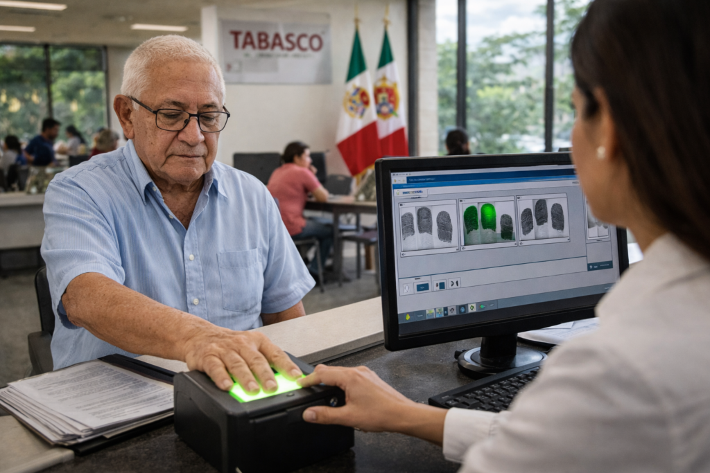 CURP Biométrica en Tabasco 2026: requisitos, citas y dónde tramitarla