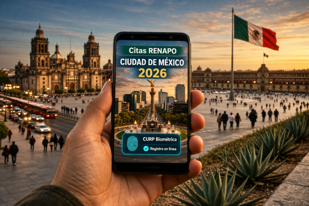 Cómo sacar la CURP Biométrica en Ciudad de México paso a paso (2026)