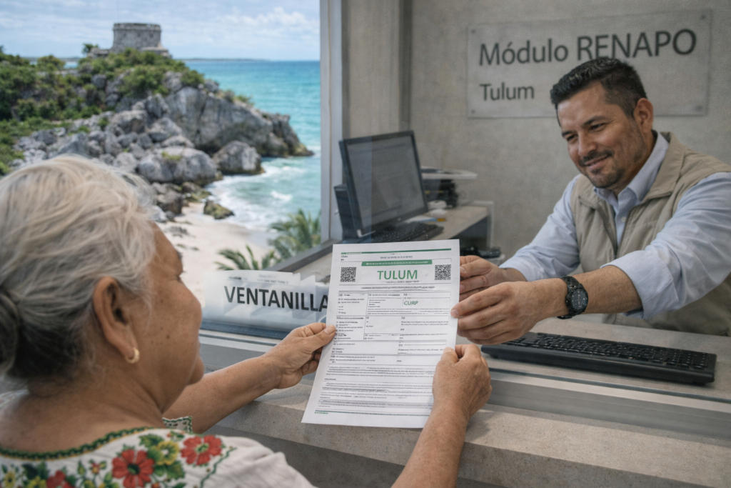 CURP biométrica en Tulum: dónde sacarla, requisitos y cita en Quintana Roo (2026)